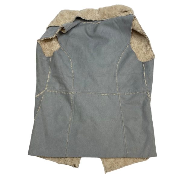 Vest Faux Fur & Sherpa By Favlux In Grey, Size: M Online