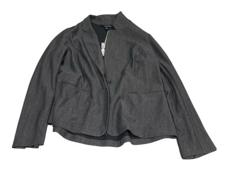 Blazer By 41 Hawthorn In Grey, Size: 2x Online Sale