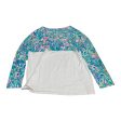 Top Long Sleeve Designer By Lilly Pulitzer In Blue, Size: L Fashion