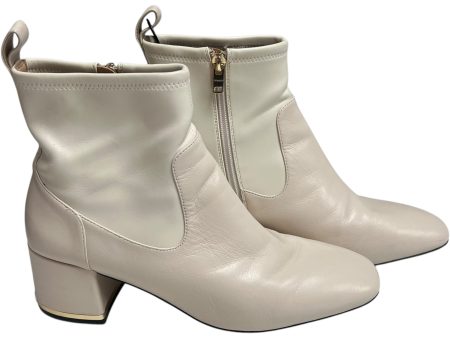 Boots Designer By Coach In Cream, Size: 10 Cheap