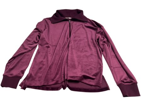 Sweatshirt Collar By Loft In Purple, Size: L Online Sale