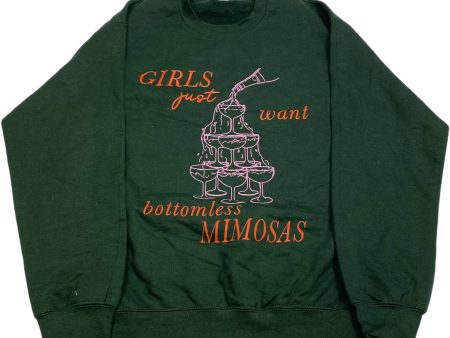 Sweatshirt Crewneck By Gildan In Green, Size: M Hot on Sale