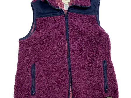 Vest Faux Fur & Sherpa By J. Crew In Purple, Size: S Cheap