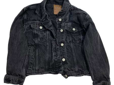 Jacket Denim By Gap In Black Denim, Size: S on Sale