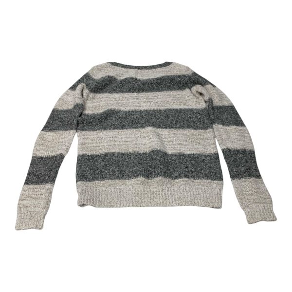 Sweater By Abercrombie And Fitch In Grey & White, Size: S Discount