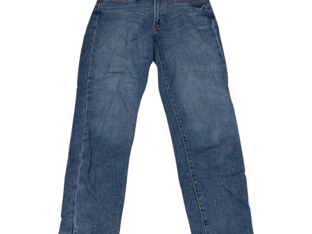 Jeans Straight By Old Navy In Blue Denim, Size: 0 For Discount