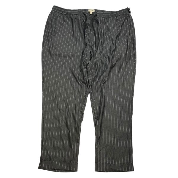 Pants Cropped By Open Edit In Grey, Size: 2x Supply