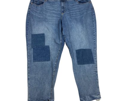 Jeans Boyfriend By Universal Thread In Blue Denim, Size: 24 Fashion