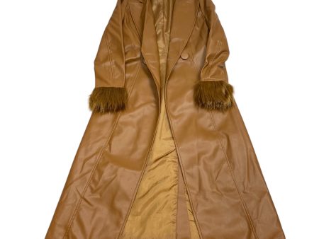 Coat Trench Coat By Princess Polly In Brown, Size: Xs Online Sale