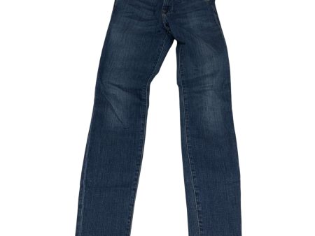 Jeans Skinny By Frame In Blue Denim, Size: 0 Fashion