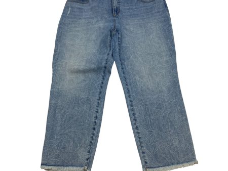 Jeans Boyfriend By Chicos In Blue Denim, Size: 12 For Cheap