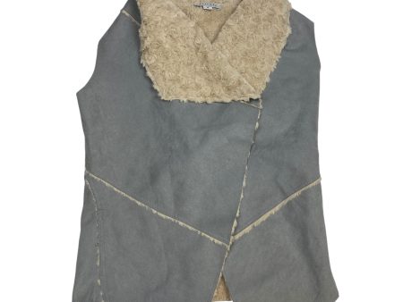 Vest Faux Fur & Sherpa By Favlux In Grey, Size: M Online