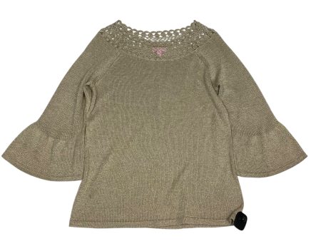 Sweater Designer By Lilly Pulitzer In Gold, Size: L Cheap