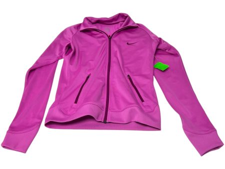 Athletic Jacket By Nike Apparel In Pink, Size: M Supply