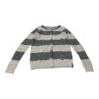 Sweater By Abercrombie And Fitch In Grey & White, Size: S Discount