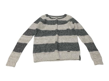 Sweater By Abercrombie And Fitch In Grey & White, Size: S Discount