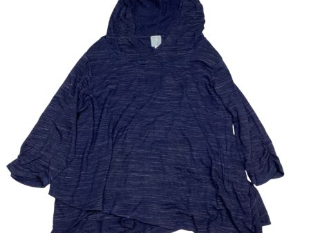 Top 3 4 Sleeve By Sunday In Navy, Size: 3x Fashion