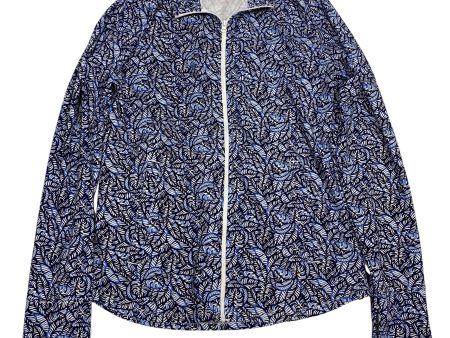 Athletic Jacket By Tommy Bahama In Blue & White, Size: M Online now