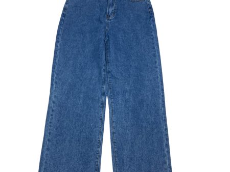 Jeans Straight By Shein In Blue Denim, Size: 6 Supply