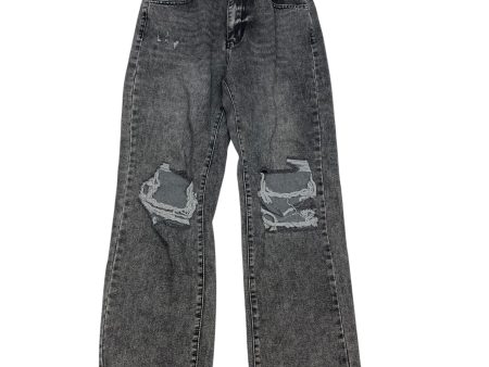 Jeans Straight By Shein In Grey Denim, Size: Mp Online now